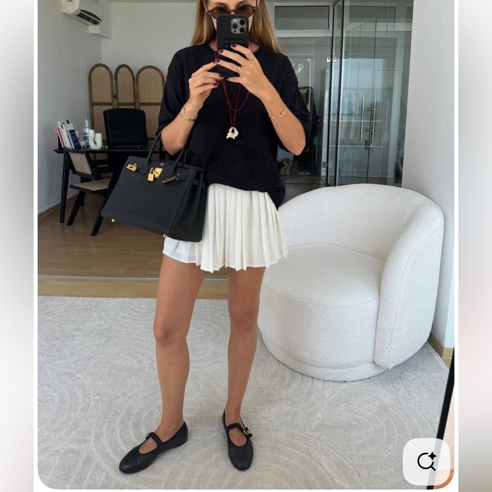 White Tennis Skirt with Undershorts